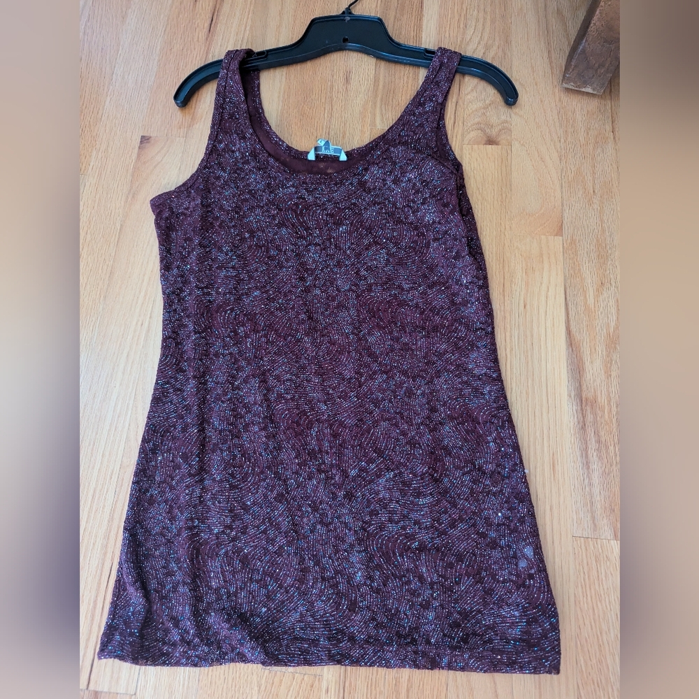 Bke tank top burgundy color